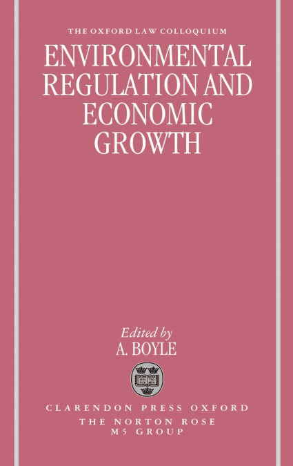 Environmental Regulation and Economic Growth