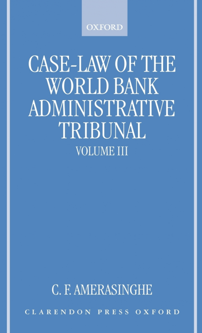 Case-Law of the World Bank Administrative Tribunal