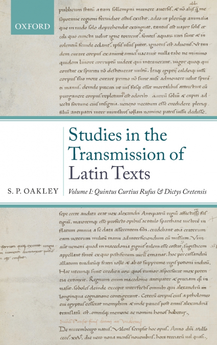 Studies in the Transmission of Latin Texts