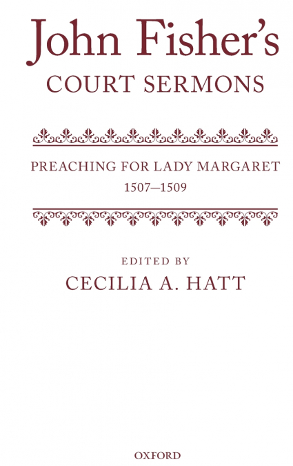 JOHN FISHER’S COURT SERMONS C