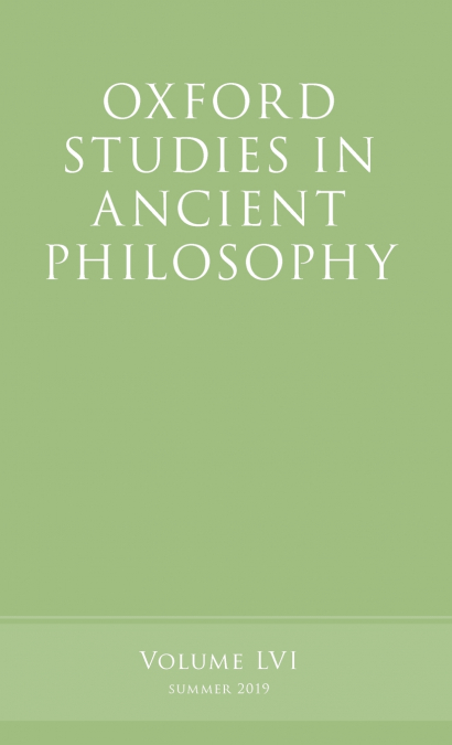 Oxford Studies in Ancient Philosophy, Volume 56