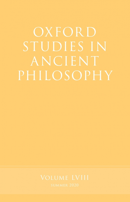 OXF STUD ANCIENT PHILOS V58 OSAP P