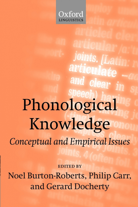 Phonological Knowledge
