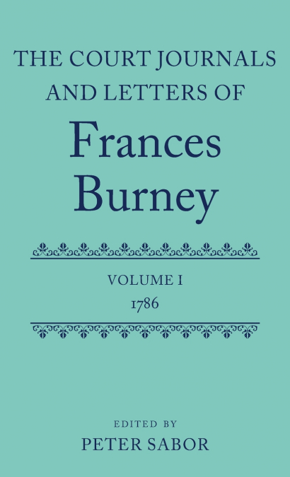 COURT JNLS BURNEY V1 1786 CJLB C