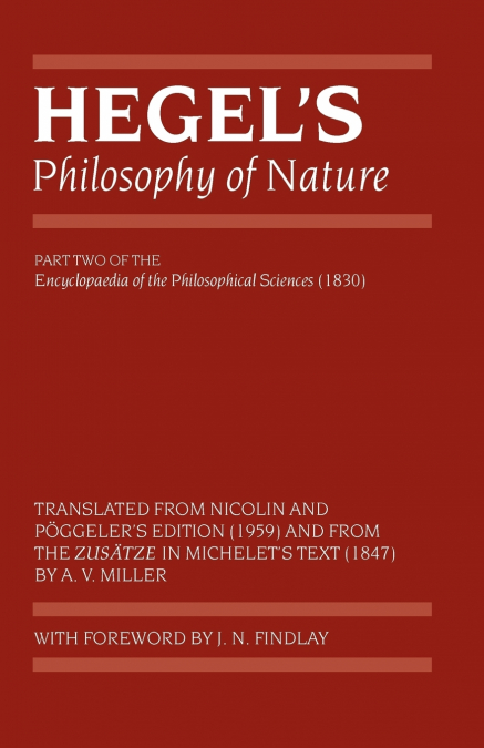 Hegel’s Philosophy of Nature