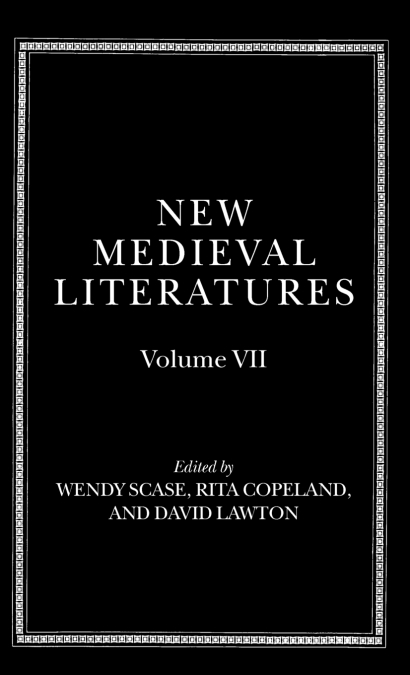 New Medieval Literatures