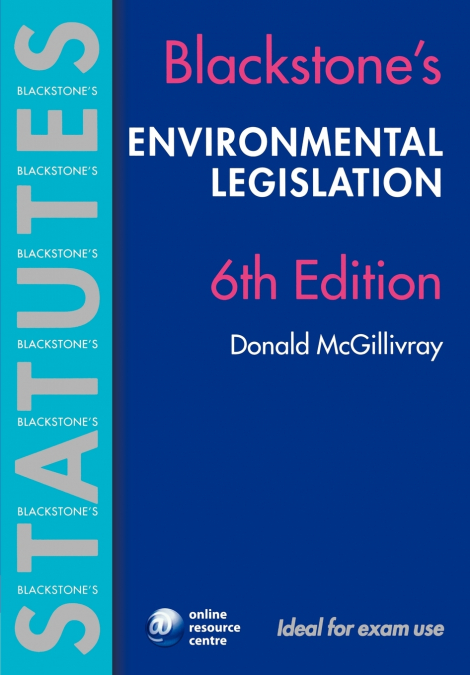 Blackstone’s Environmental Legislation