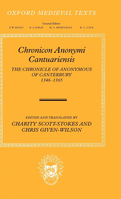 Chronicon Anonymi Cantvariensis