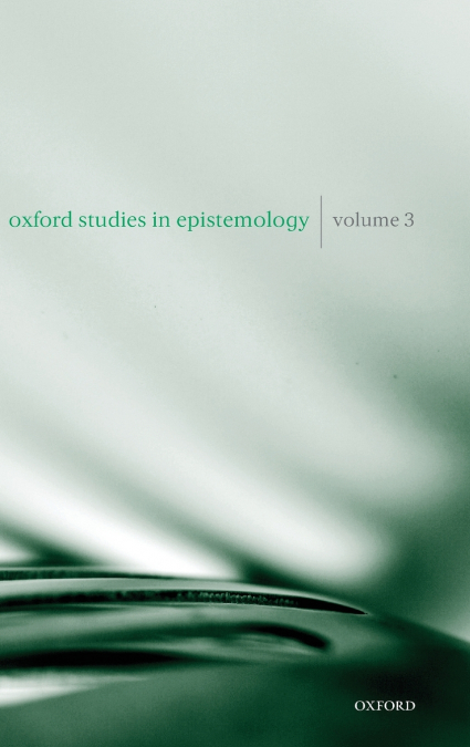 OXF STUDIES EPISTEMOLOGY VOL 3 OSE C