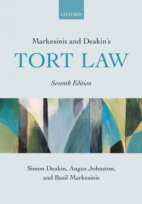 MARKESINIS DEAKIN TORT LAW 7E P