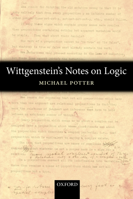 Wittgenstein’s Notes on Logic