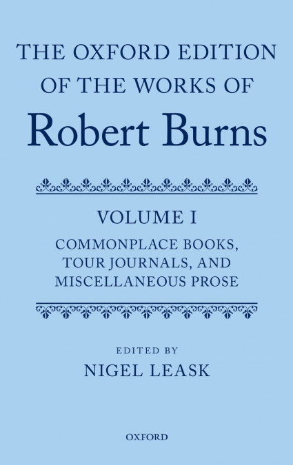 OXF ED WORKS ROBERT BURNS VOL 1 OEWRB C