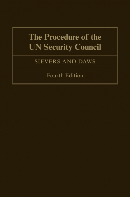 Procedure of the Un Security Council (Revised)