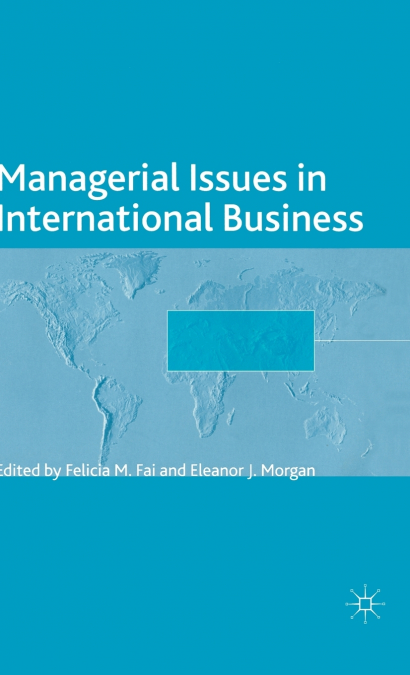 Managerial Issues in International Business