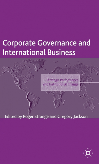Corporate Governance and International Business
