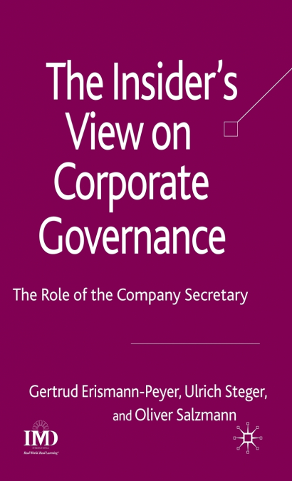 The Insider’s View on Corporate Governance