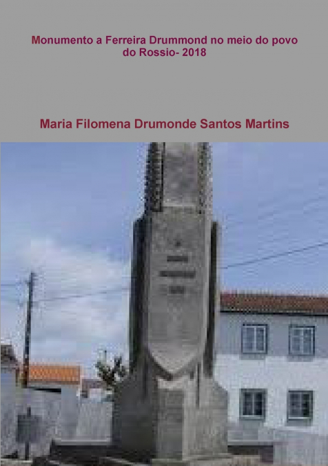 Monumento a Ferreira Drummond no meio do povo do o Rossio