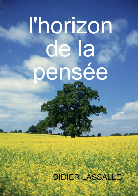l’horizon de la pensée