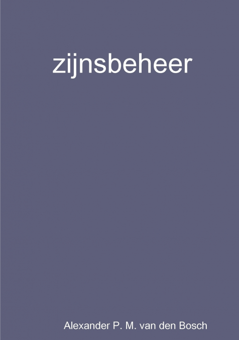 zijnsbeheer