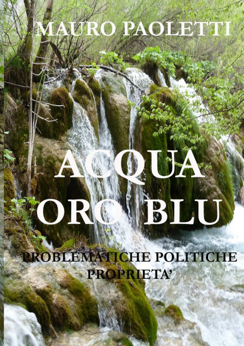 ACQUA ORO BLU Probelmatiche Politiche Proprietˆ