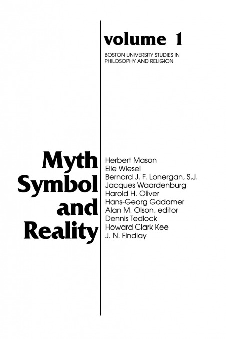 Myth, Symbol, And Reality