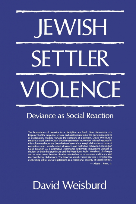 Jewish Settler Violence