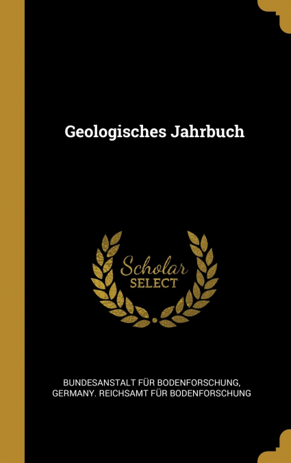 Geologisches Jahrbuch