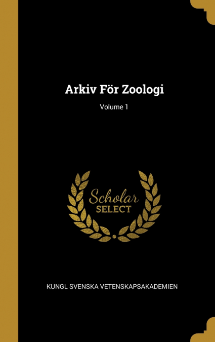 Arkiv För Zoologi; Volume 1