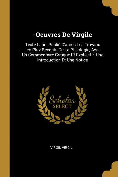 -Oeuvres De Virgile