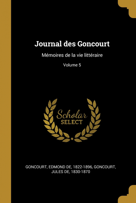 Journal des Goncourt