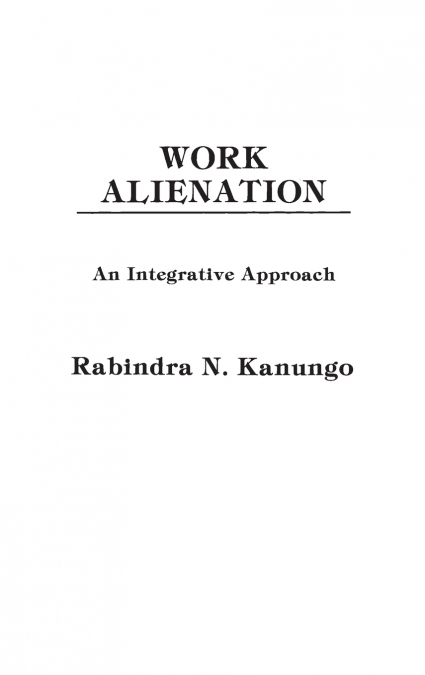 Work Alienation
