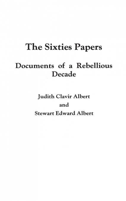 The Sixties Papers