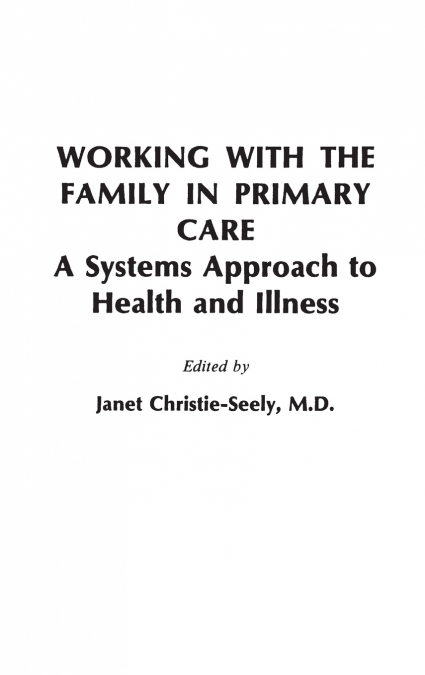 Working with the Family in Primary Care