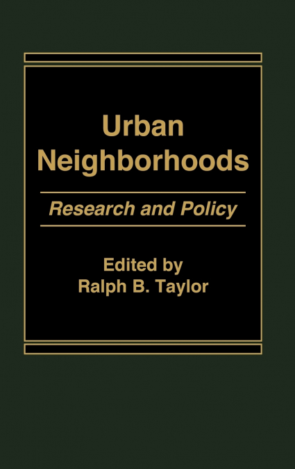 Urban Neighborhoods