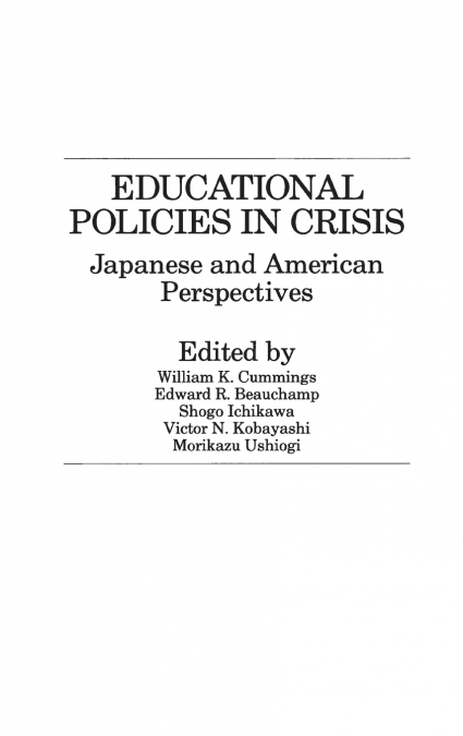 Educational Policies in Crisis