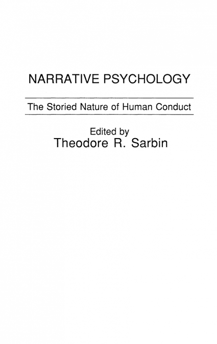 Narrative Psychology