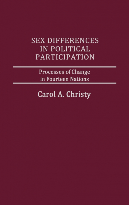 Sex Differences in Political Participation