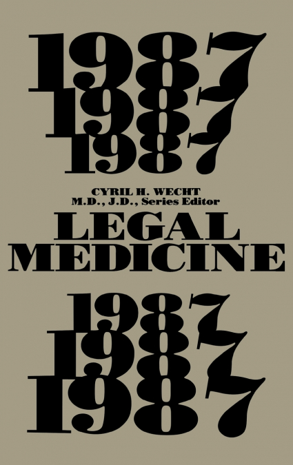 Legal Medicine 1987