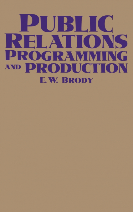 Public Relations Programming and Production
