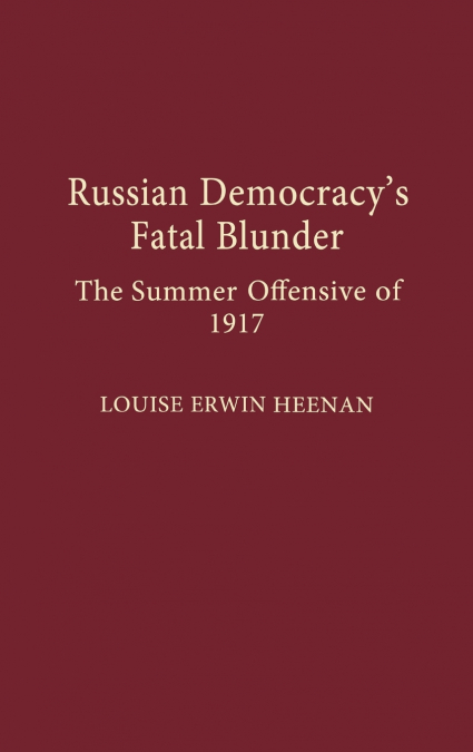 Russian Democracy’s Fatal Blunder