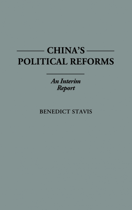 China’s Political Reforms