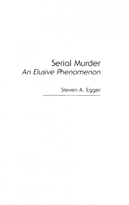 Serial Murder