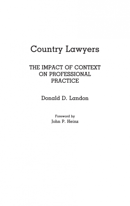 Country Lawyers