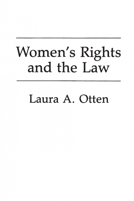 Women’s Rights and the Law