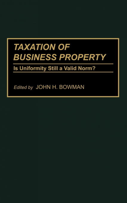 Taxation of Business Property