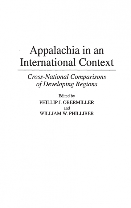 Appalachia in an International Context