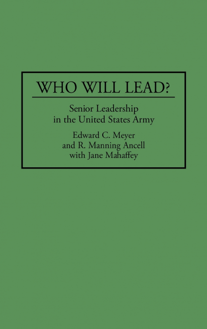 Who Will Lead?