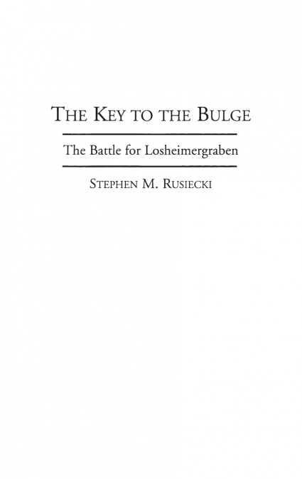 The Key to the Bulge