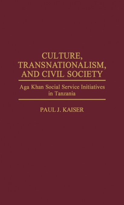 Culture, Transnationalism, and Civil Society