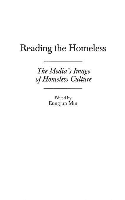 Reading the Homeless